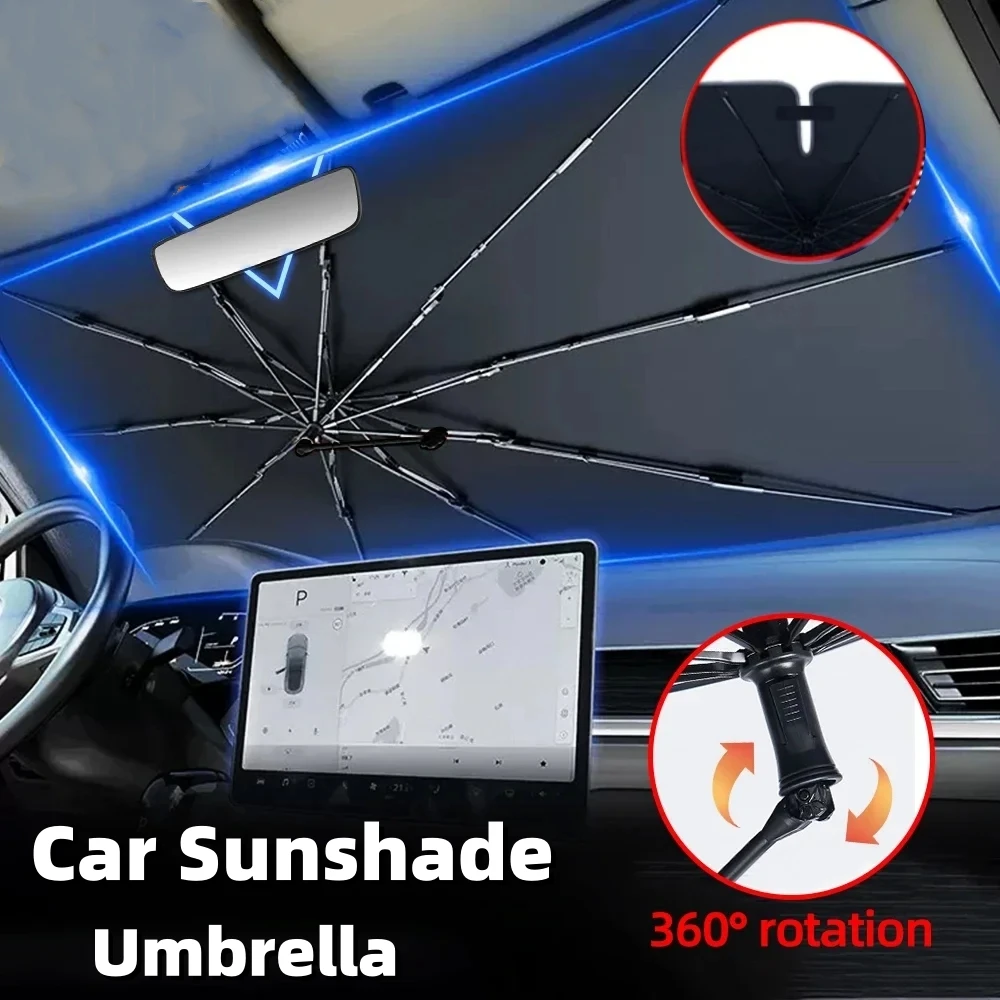 Windshield Sun Shade - Parasole per Parabrezza Anteriore Auto, Isolamento
