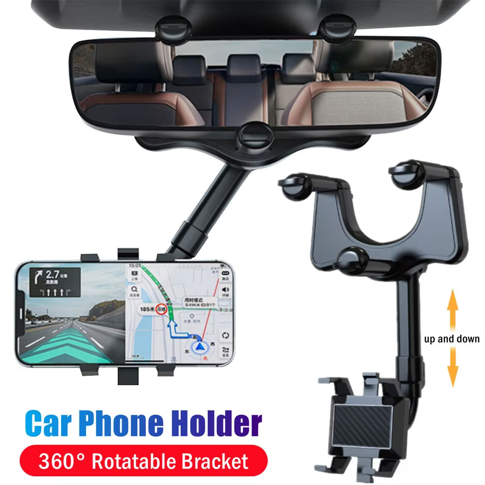 Car Mirror - Supporto per telefono specchietto retrovisore per