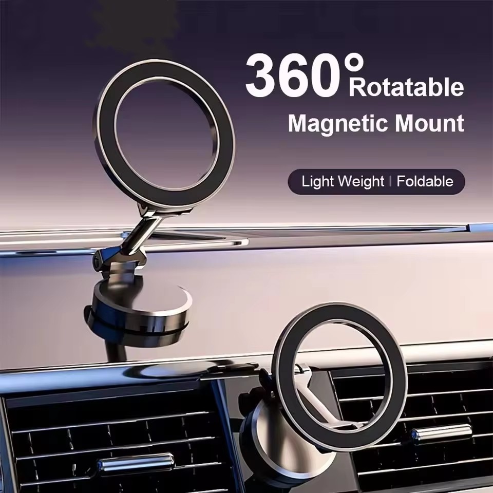 Car Phone Holder - Supporto Magnetico Pieghevole per Telefono Cellulare