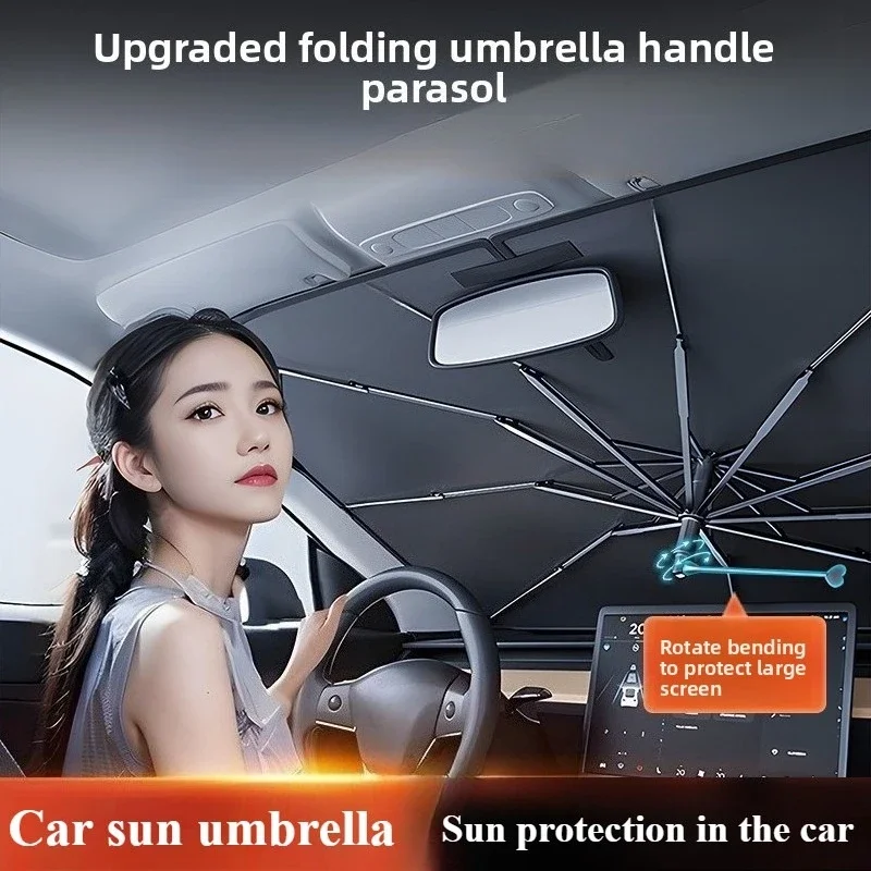 Windshield Sun Shade - Parasole per Auto, Ombrello Pieghevole per