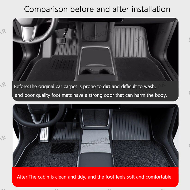AITESLCAR Tappetini per Tesla  - Car Floor Mat recensione e prezzo