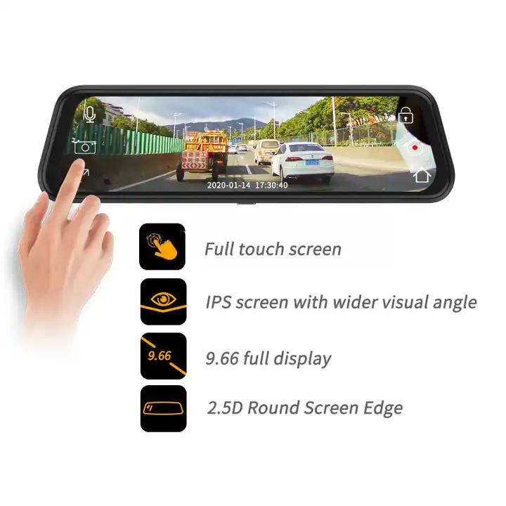 Dash Cam con Specchio da 10''  - Car Mirror recensione e prezzo