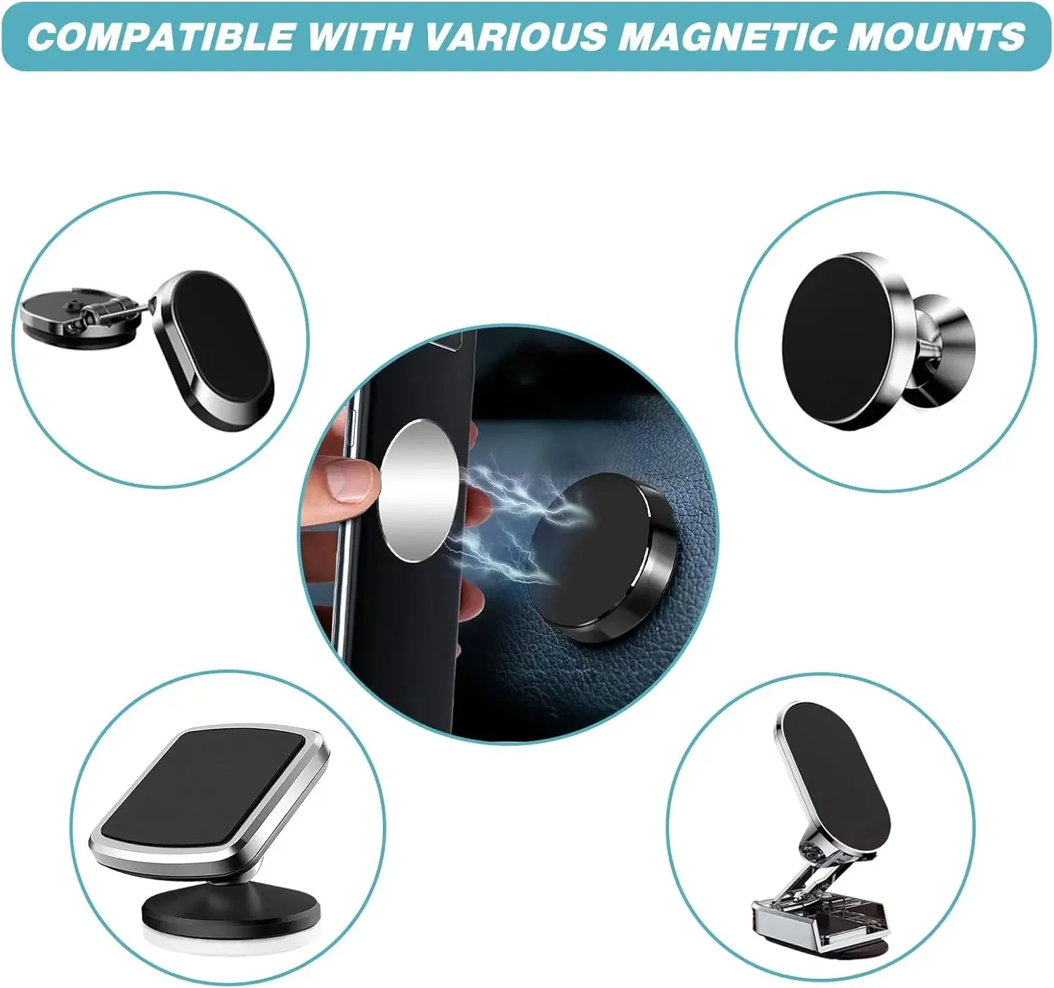 1/50 Pezzi Adesivi in Lamina M - Car Phone Holder recensione e prezzo