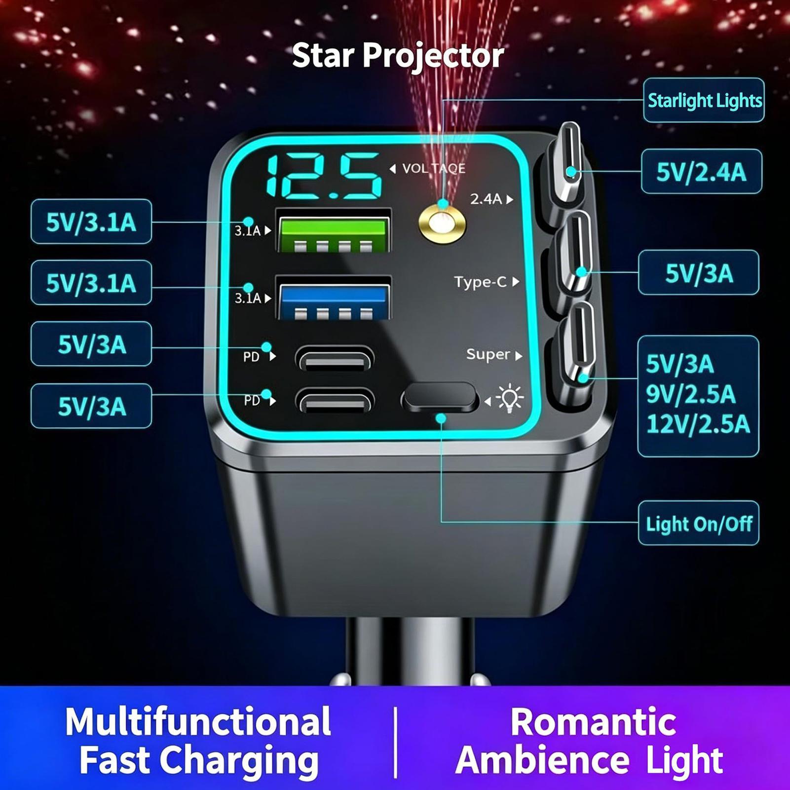 Caricatore retrattile per auto - Car Charger recensione e prezzo